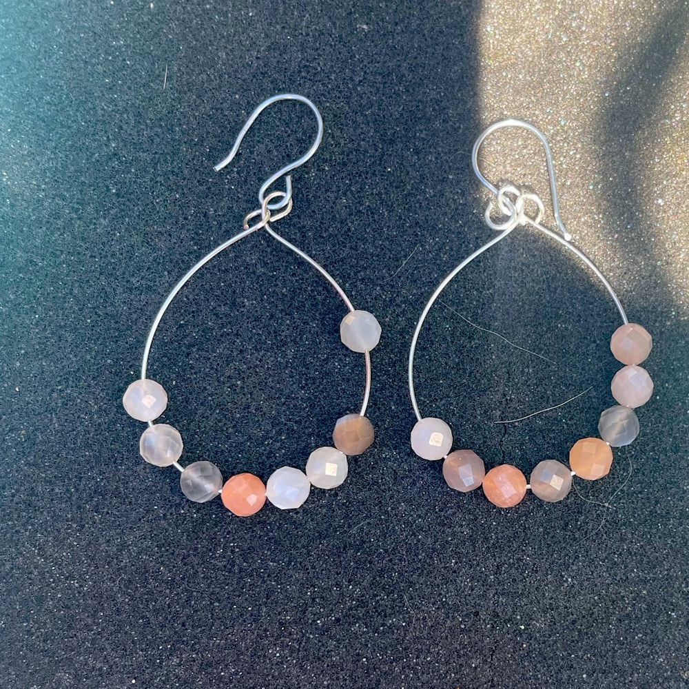 Moonstone teardrops